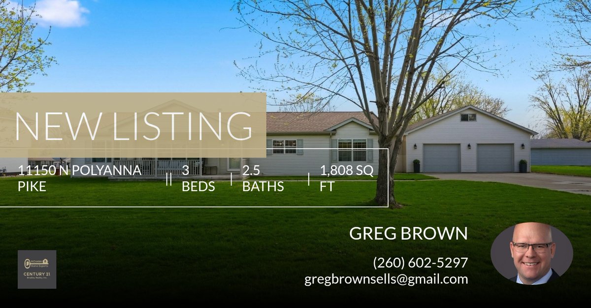 RealHomeExperts's tweet photo. 📍 New Listing 📍 Take a look at this fantastic new property that just hit the market located at 11150 N Polyanna Pike in Cromwell. Reach out here or at (260) 602-5297 for more information https://t.co/OXzLz2PqvH https://t.co/l0VkhJ8Lds