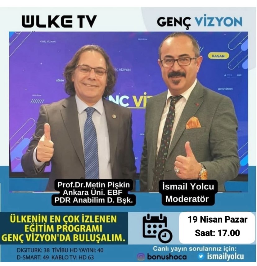 Prof. Dr. Metin Pişkin tweet media