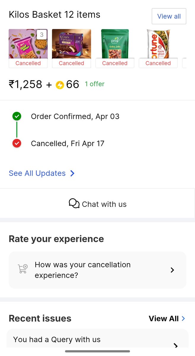 tiwarijeehai's tweet photo. @flipkartsupport This is what you are abled, After trying for 9 days couldn't be abled to deliver. What support you provide as Customer Support. This happened so many times and it happened I think it's to quit ordering groceries from flipkart. You cannot solve any issue.Good bye.@flipkartsupport https://t.co/wQDetkj76h