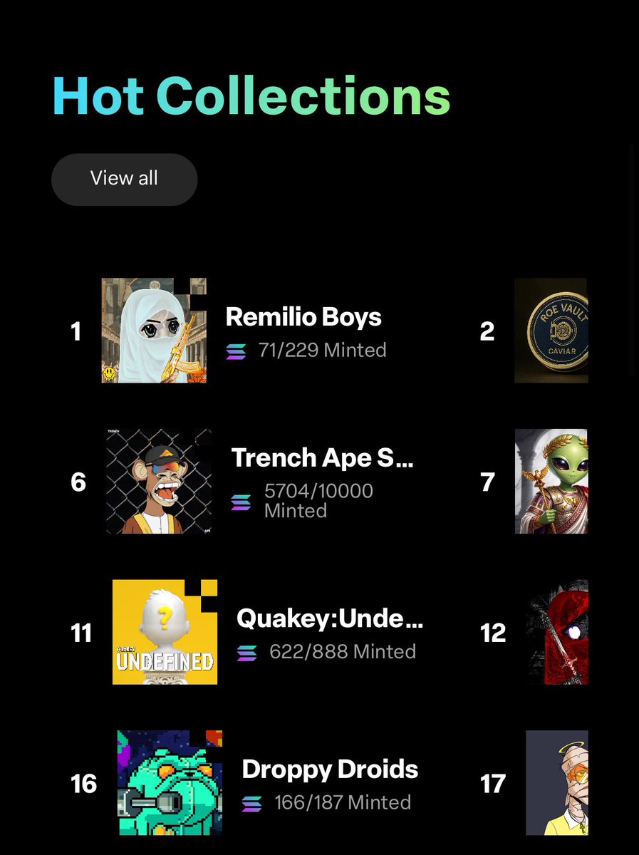 littleretardw's tweet image. Top 1 on @LaunchMyNFT 🏆
31% sold out
71/229 minted

Remilio Boys taking over 🔥
Don’t miss your spot

Link 🔗 launchmynft.io/sol/22963

#NFT #SolanaNFT #mint #NFTdrop #Web3