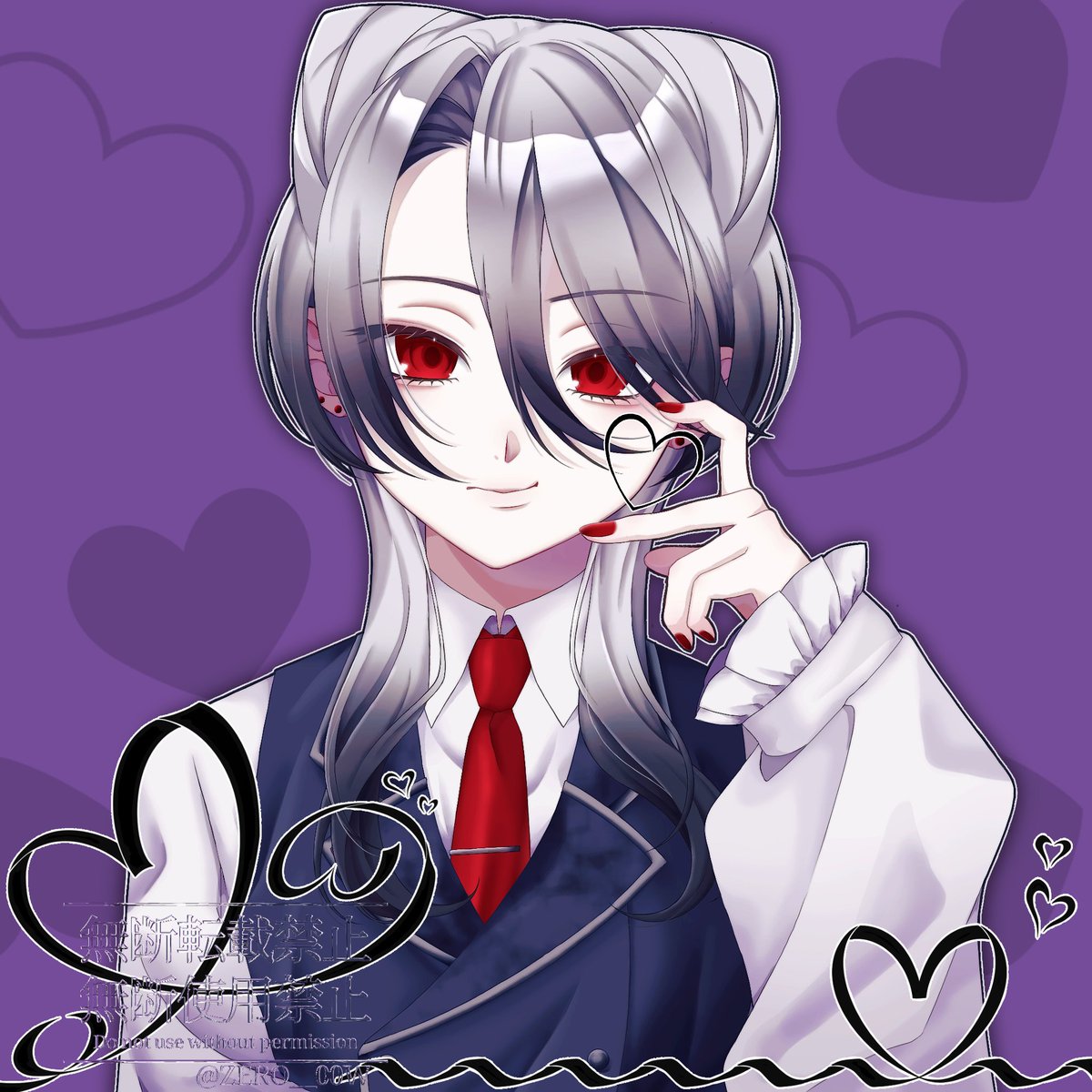 藍之介。 tweet media