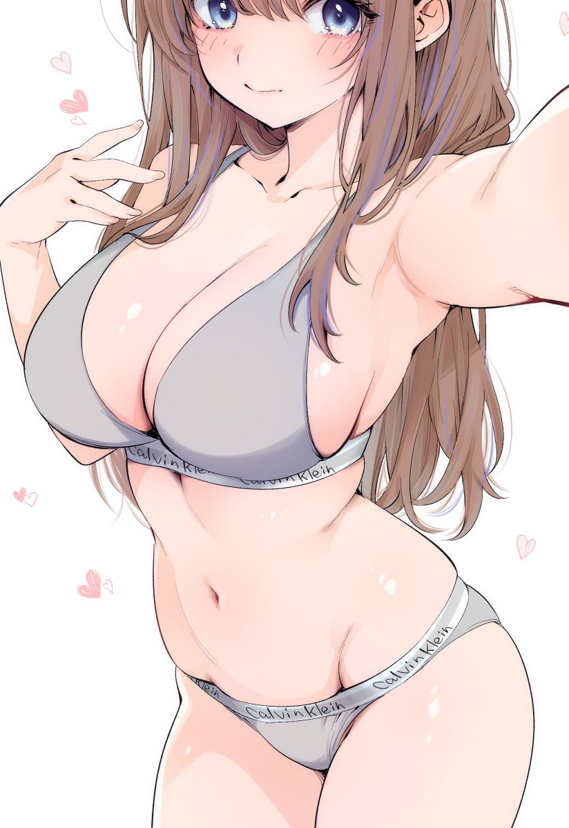 おっかけてる自撮り女子と同じ下着で自撮りしてみた♡ 