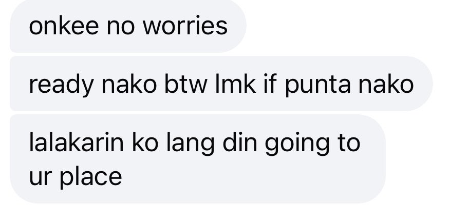 Love that with the FEW guy friends I have that its automatic na ako’y hatid sundo 🤪