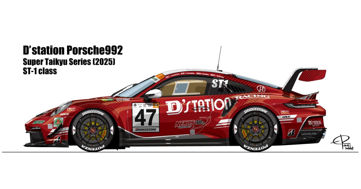 eatrabbit's tweet photo. D'station Porsche992(2025)
スーパー耐久 ST-1クラス
#スーパー耐久 #S耐 #SuperTaikyu
#DstationRacing #Porsche https://t.co/K9cWXONIuL