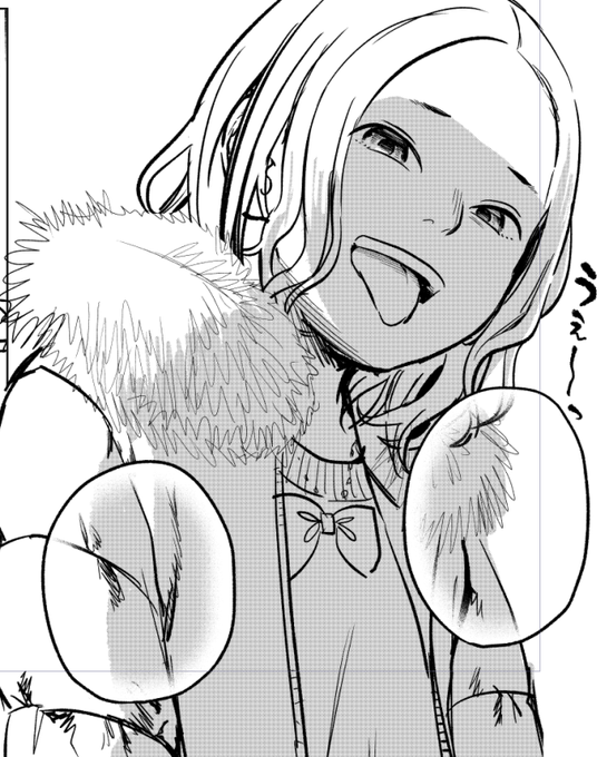 明日か明後日にFantiaの支援者様プランに夏コミ新刊進捗投稿します!かわいく描けた回想シーン 