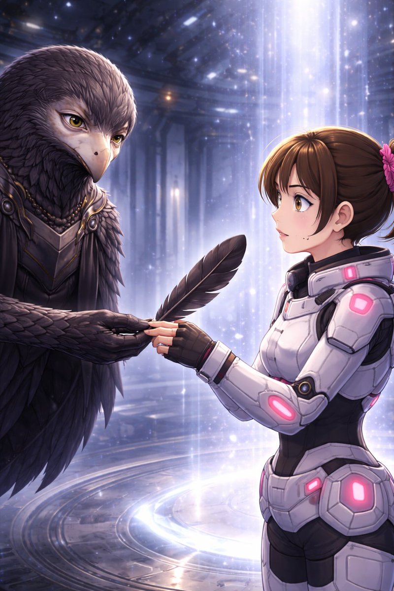 YukiUcyan's tweet image. yuki気分 第26話

地球へ帰る時がきた

地球を復活させる
ノウハウも教えてもらった

地球の運命は
私にかかっているらしい

重すぎる使命…

ボスともお別れ

少し寂しい

するとボスが
自分の羽を差し出してきた

え？

これを…？

お守り的なやつ？

いらんやろーー😂
#yuki気分 #SF #ストーリー