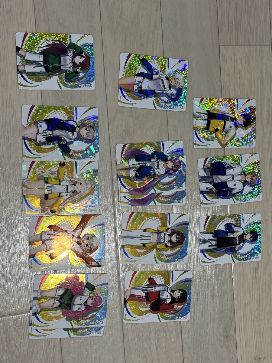 miii_gohan's tweet photo. 【交換・譲渡】
にじフェス2026 コレクションカードAグループ　にじさんじ

譲:写真2〜4
求:写真1>R:100円N:50円+送料

同等交換優先でお願いします。
不快でなければR:Nの1:2交換可。
男性希望の場合、女性からも同数以上のお引き取りをお願いします。 https://t.co/93LFxHWVsz