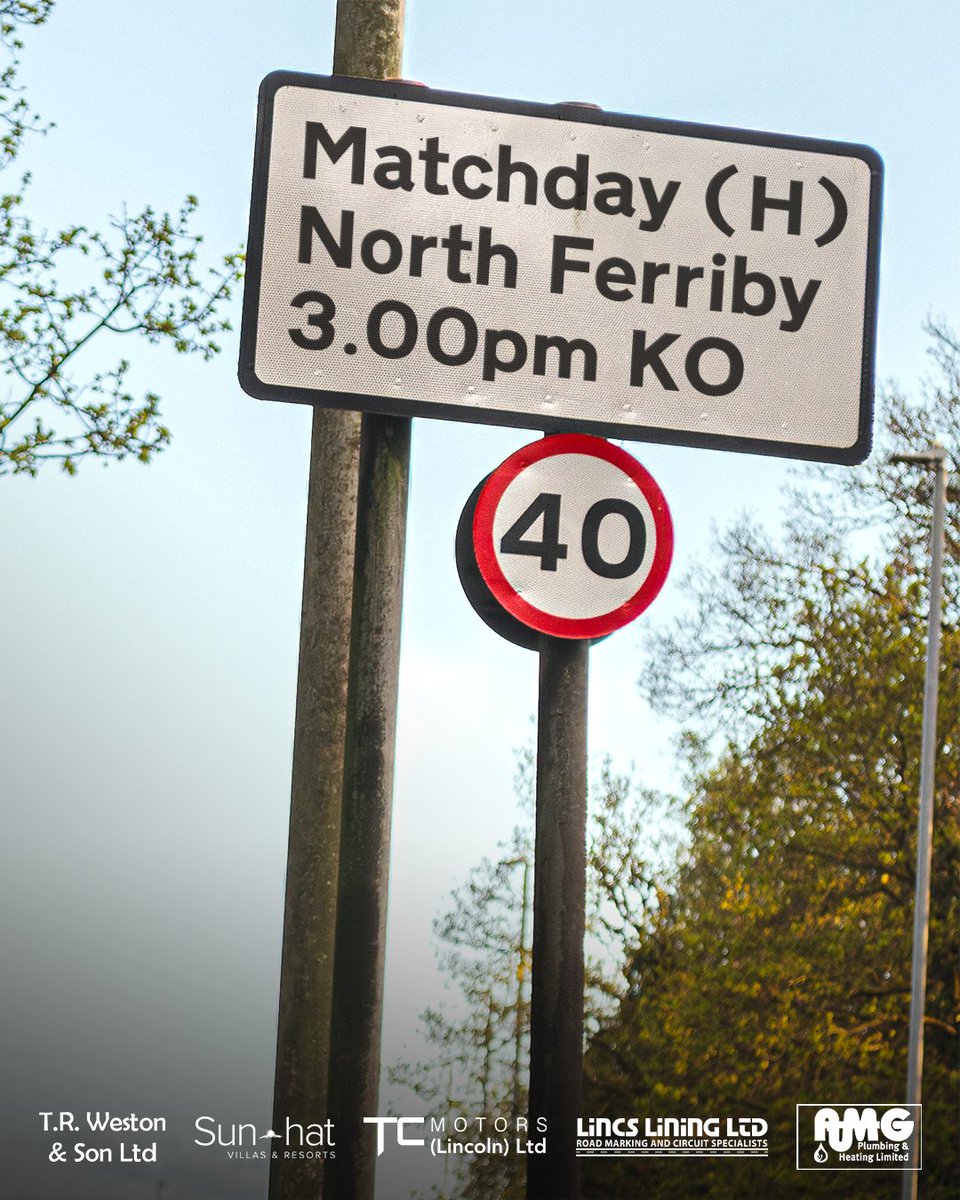 LincolnUnited's tweet photo. Turn left to reach your destination. IT'S MATCHDAY! ⬅️

🆚 North Ferriby
🏆 The Pitching In Northern Premier League
🏟️ Sun-Hat Villas &amp; Resorts Stadium
⏰ 3pm
🎟️ U16: FREE / GA: £5

#UTW 🤍 | 🎨 Cannon Studio https://t.co/NzTzKx0JXQ
