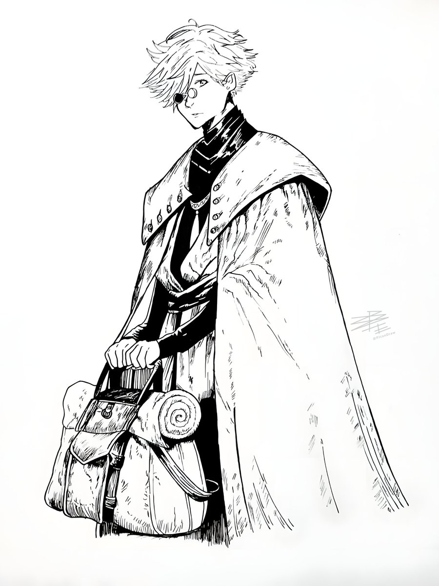 PJcanDraw's tweet photo. illustration of Qifrey by Kamome Shirahama, and i tried to make it too. Witch Hat Atelier

#art #artist #traditionalartist #traditionalart #manga #mangaart #qifrey #coco #witchhatatelier https://t.co/sgluIGM1Hd