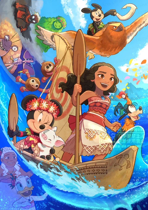 またミキフレ×ディズニー映画シリーズ描きたいな