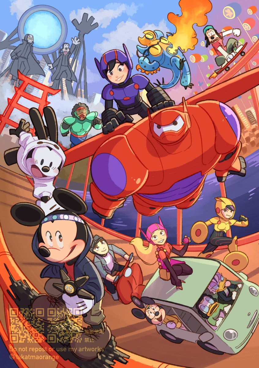 またミキフレ×ディズニー映画シリーズ描きたいな🎬