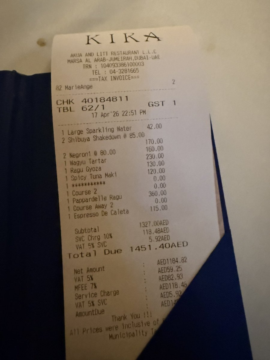 PRose3333080's tweet image. Dinner last night at Kira in #Dubai.

You know what to do you little 🪱. Send for mommy and reimburse me. Hot Girls Don’t Pay.

#Findom #Femdom #PayPigs #ReimburseMe #SpoilMe #LuxuryLifestyle #Worship #Tribute #FLR