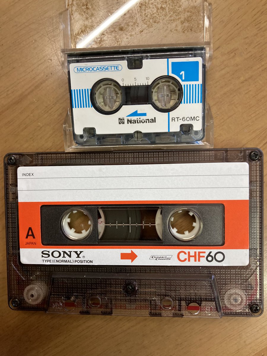 カセットテープ📼

普通の大きさはデジタル化サービスは困らないと思いますが、マイクロテープも受付ってしてもらえるのかしら？