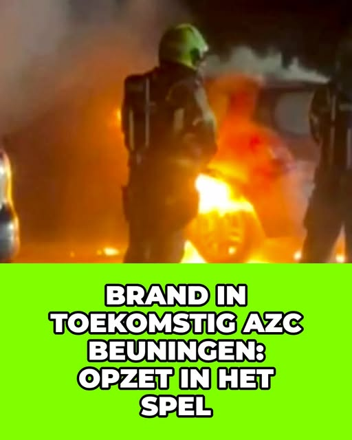 Brand slaat opnieuw toe in toekomstig azc Beuningen