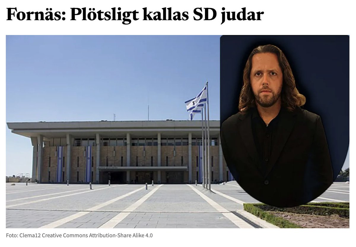 I över tjugo år kallades SD nazister. Nu kallas de judar. Det är ett språng få har gjort i historien, och så vitt jag vet finns det ingen ortodox rabbin i Sölvesborg, skriver Samuel Fornäs i en krönika. bulletin.nu/fornas-plotsli…