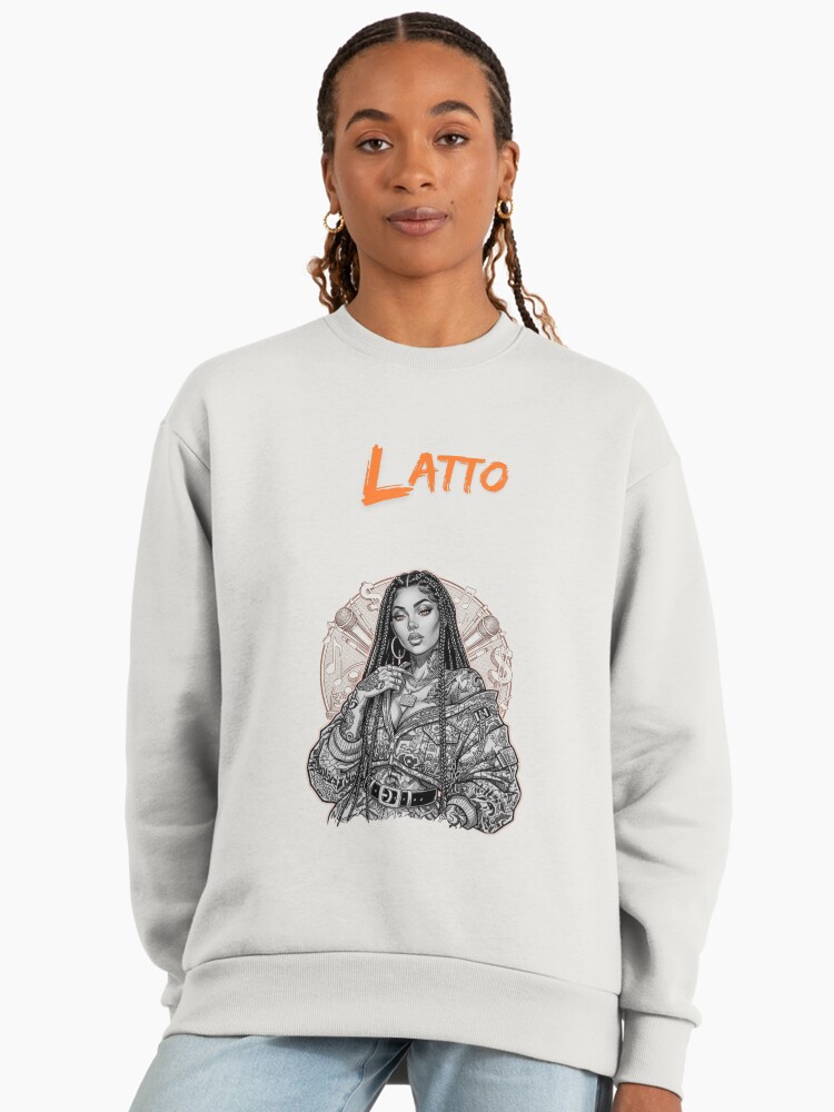 LunaLoopSl's tweet image. Get my art printed on awesome products. Support me at Redbubble #RBandME:  redbubble.com/i/sweatshirt/B… #findyourthing #redbubble #latto #hiphop #female #rapper #tshirt #design #lunaloop
