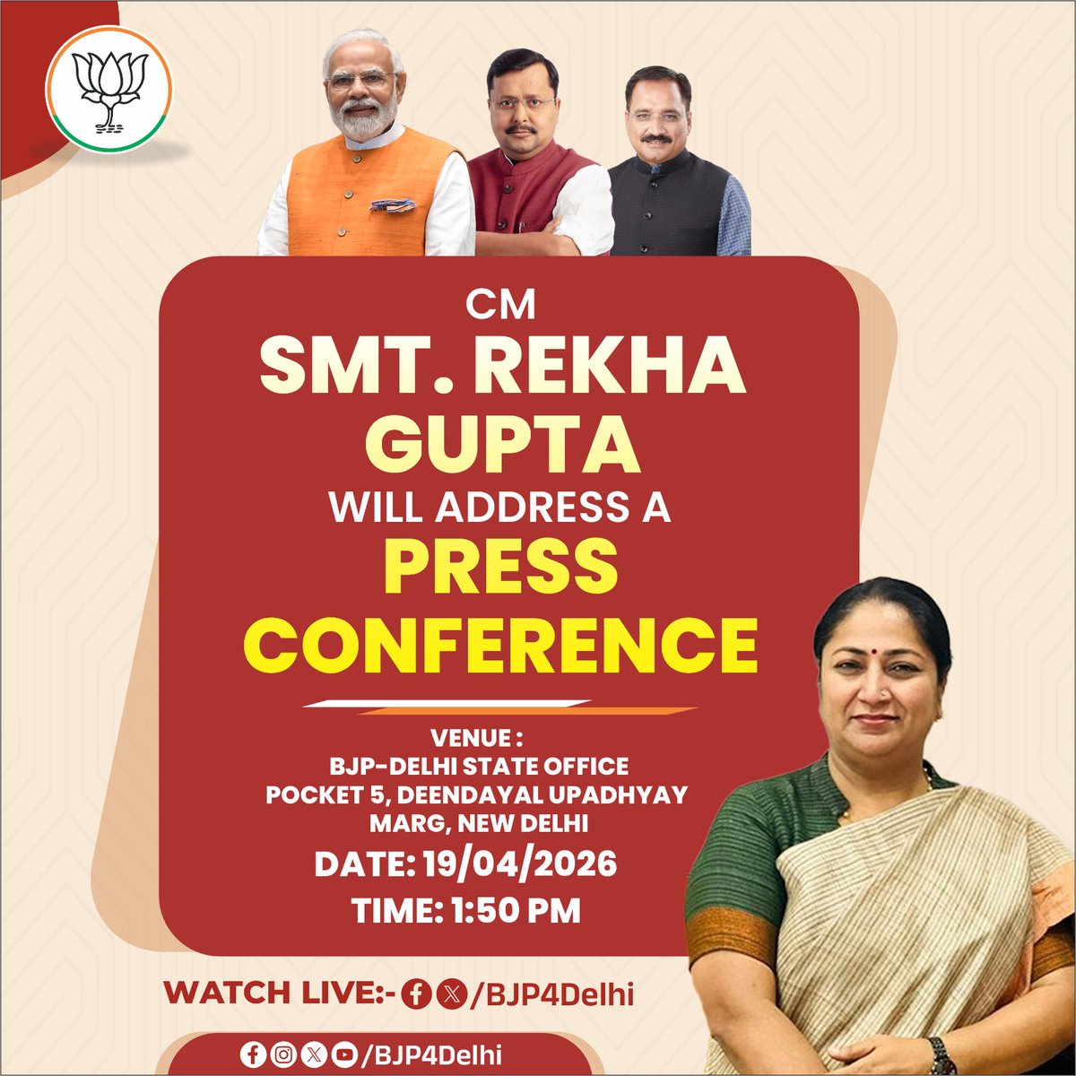 BJP Delhi tweet media