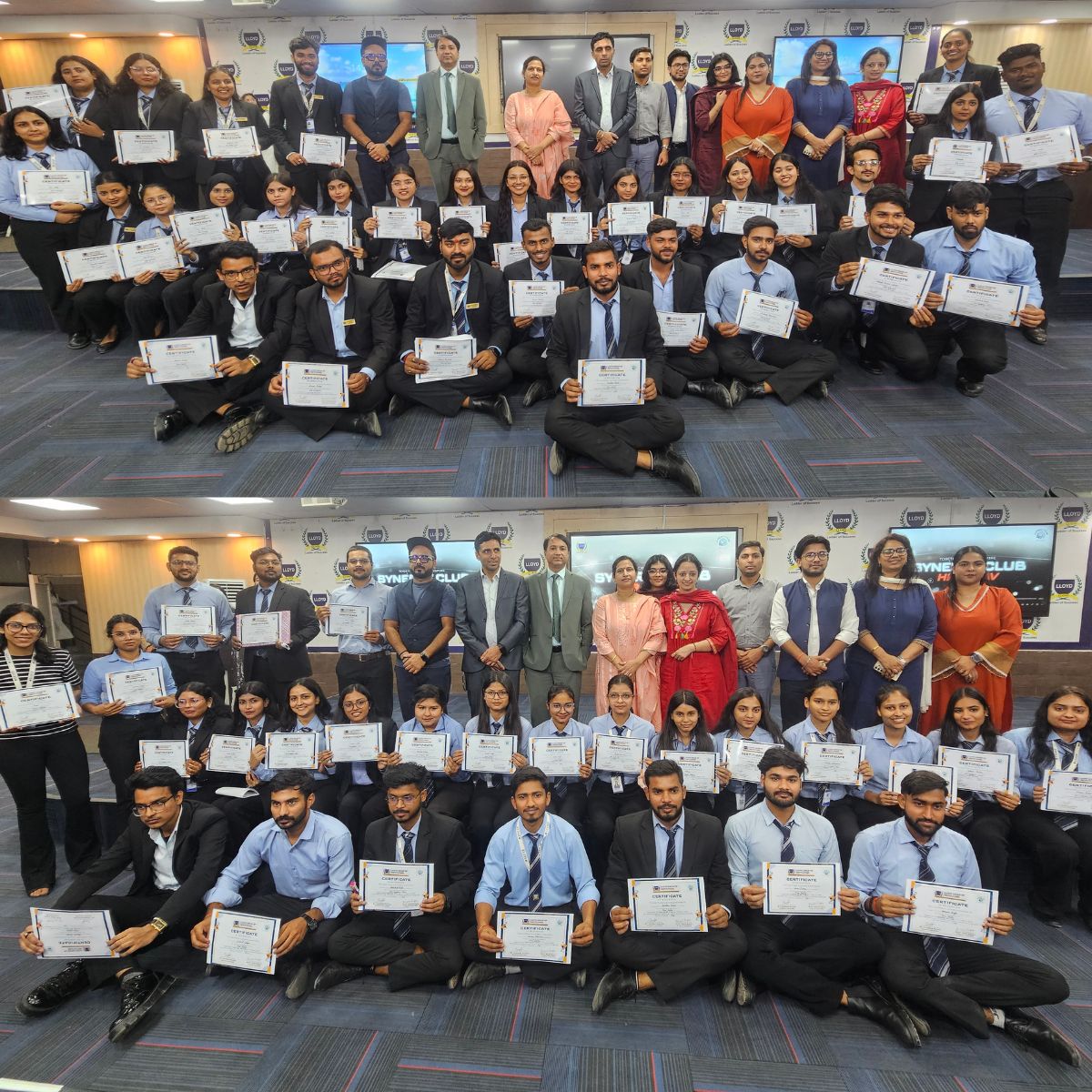 Limtindia's tweet image. HR UTSAV 2026 by the Synergy Club turned out to be a vibrant celebration of creativity, strategy, and talent!

Our students brought incredible energy to the stage through Poster Making, Video Competition, and Meme Battle.

#HRUTSAV2026 #SynergyClub #MBA #LloydMBA #HumanResources