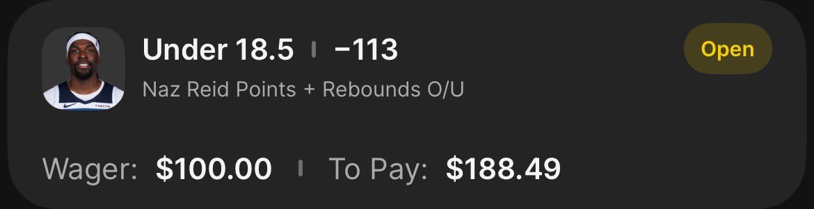 CushPlayerProps's tweet image. Lock this in ASAP🔐 #draftkings