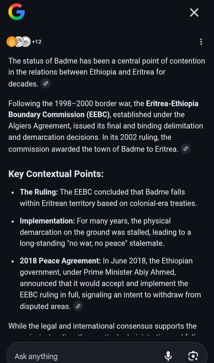 Eritrea_Erey's tweet photo. It is a proven international fact that #Badme is part of #Eritrea 🇪🇷.
I encourage you to read the legal rulings for yourself 👇🏾 https://t.co/CQAHWslFM0