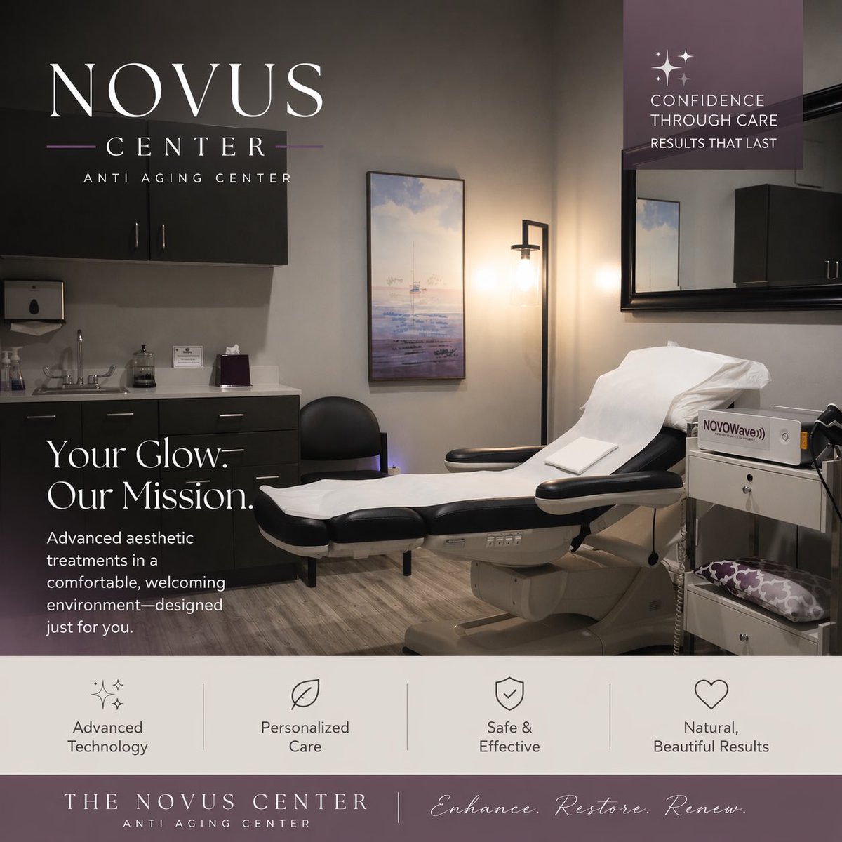 TheNovusCenter's tweet photo. Inside The Novus Center.

Where science, aesthetics, and personalized care come together.

Your journey starts here.

DM us to get started. https://t.co/9x1y9j4RWb