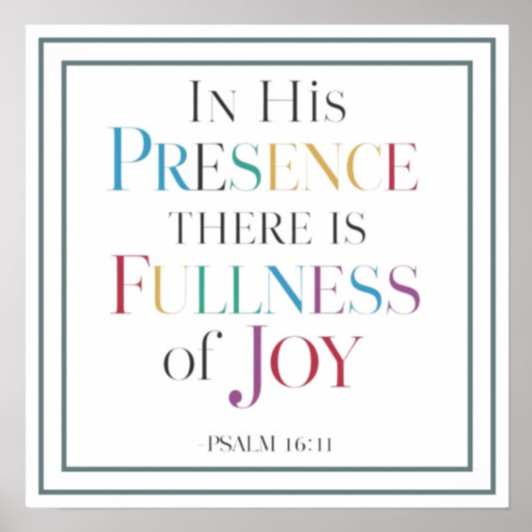 NickOlahJohn's tweet image. In His Presence There Is Fullness Of Joy Biblical Poster. Joy is a presence, not a performance. 
zazzle.com/in_his_presenc…
🌈 "In His Presence Fullness Of Joy" — Psalm 16:11, rainbow scripture print on Zazzle. Poster, mug, tote, tee, sticker. #FullnessOfJoy #Joy #JoyOfTheLord