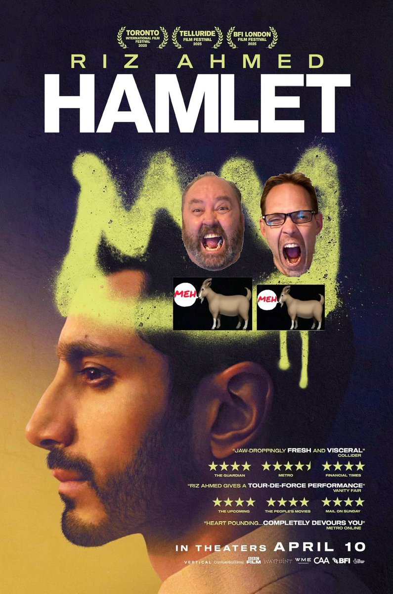 filmrageyyc's tweet image. One of the greatest and original representations of the play ever , by the greatest actor of our times #rizahmed 
But… we did it necessary need it …

Ep 344
In cinema 
#hamlet2026 

👂👇 #listen  time stamp: 41:40
open.spotify.com/episode/0Huqgc…

🤬 👀👂👇
 filmrageyyc.com