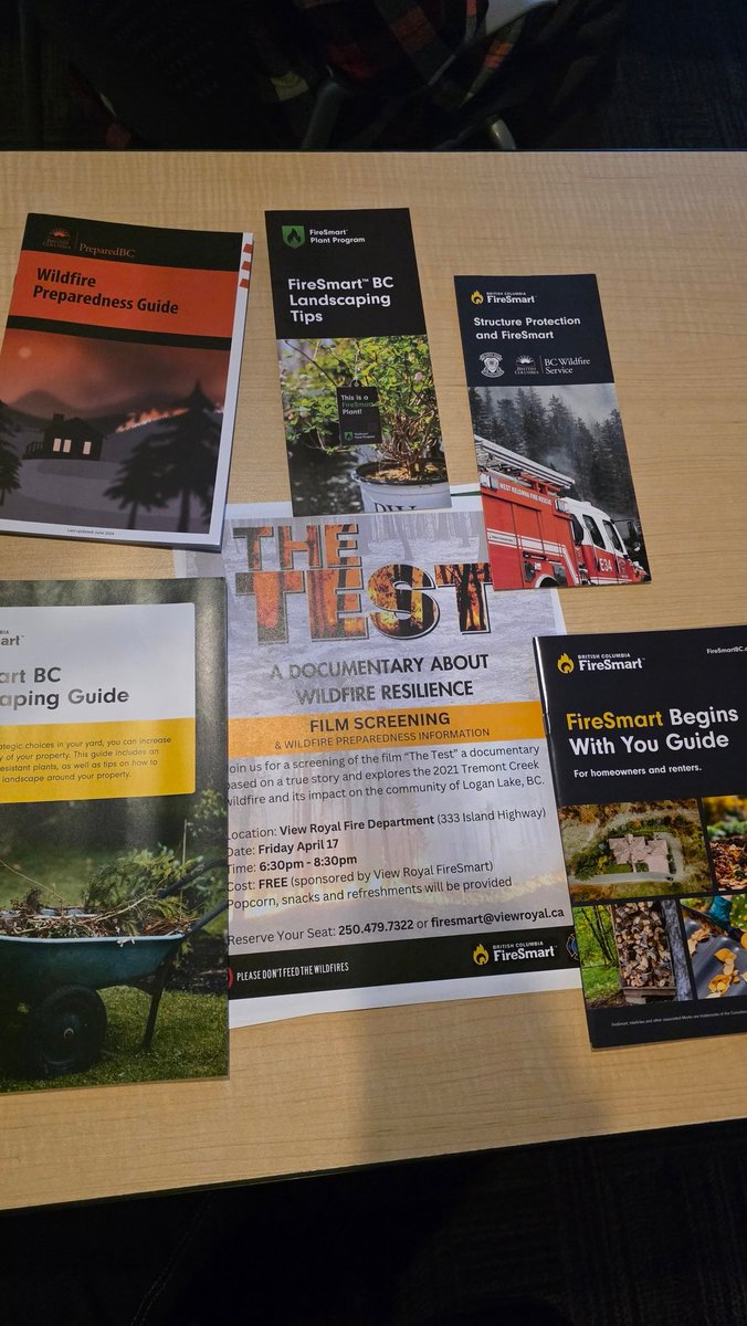 ryanlpainter's tweet image. I had no idea what to expect when I walked into last night's wildfire film screening at View Royal Fire &amp;amp; Rescue. 

"The Test" is a documentary about Logan Lake, BC and the 2021 Tremont Creek fire. 

Real people, real stakes, real lessons. 

Glad I went. #FireSmart #PreparedBC