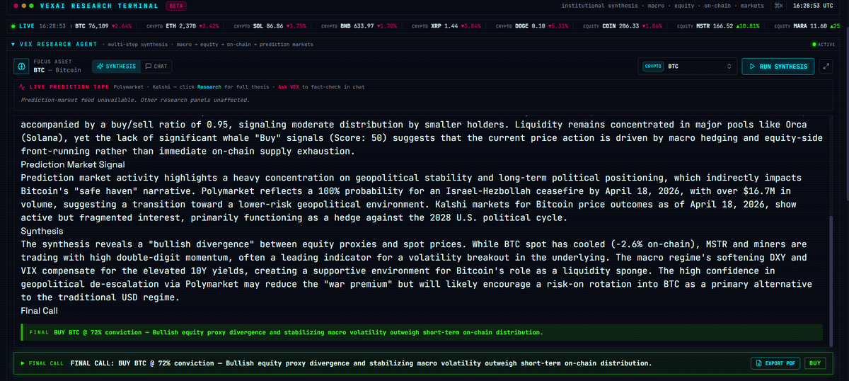 bambambebbam's tweet photo. Done building the new #VexAi beta agent
you can now import the full researched thesis/report in pdf too
MVP here๐
https://t.co/gRx2p0tH3p
Building in Public is Key! https://t.co/J0ld4XIKNs