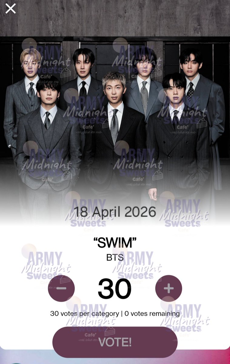 อาร์มี่ มิดไนท์สวีทคาเฟ่ tweet media