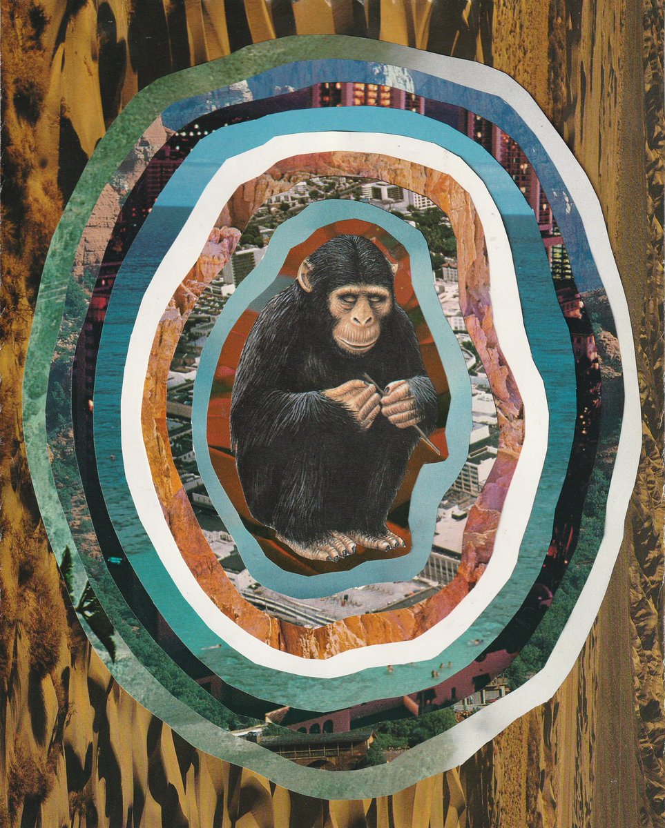 “Precursor to Man”, 2025 
8x10 analog collage 
SOLD! 

#collage #collageart #collageartwork #art #primate