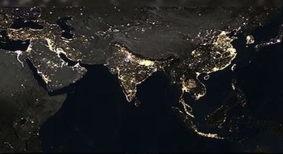 NASA’s night map shows the UP–Bihar belt as one of Earth’s brightest regions , a dense arc of people, power, and activity.

Not just lights, but a clear signal of a rising growth corridor.