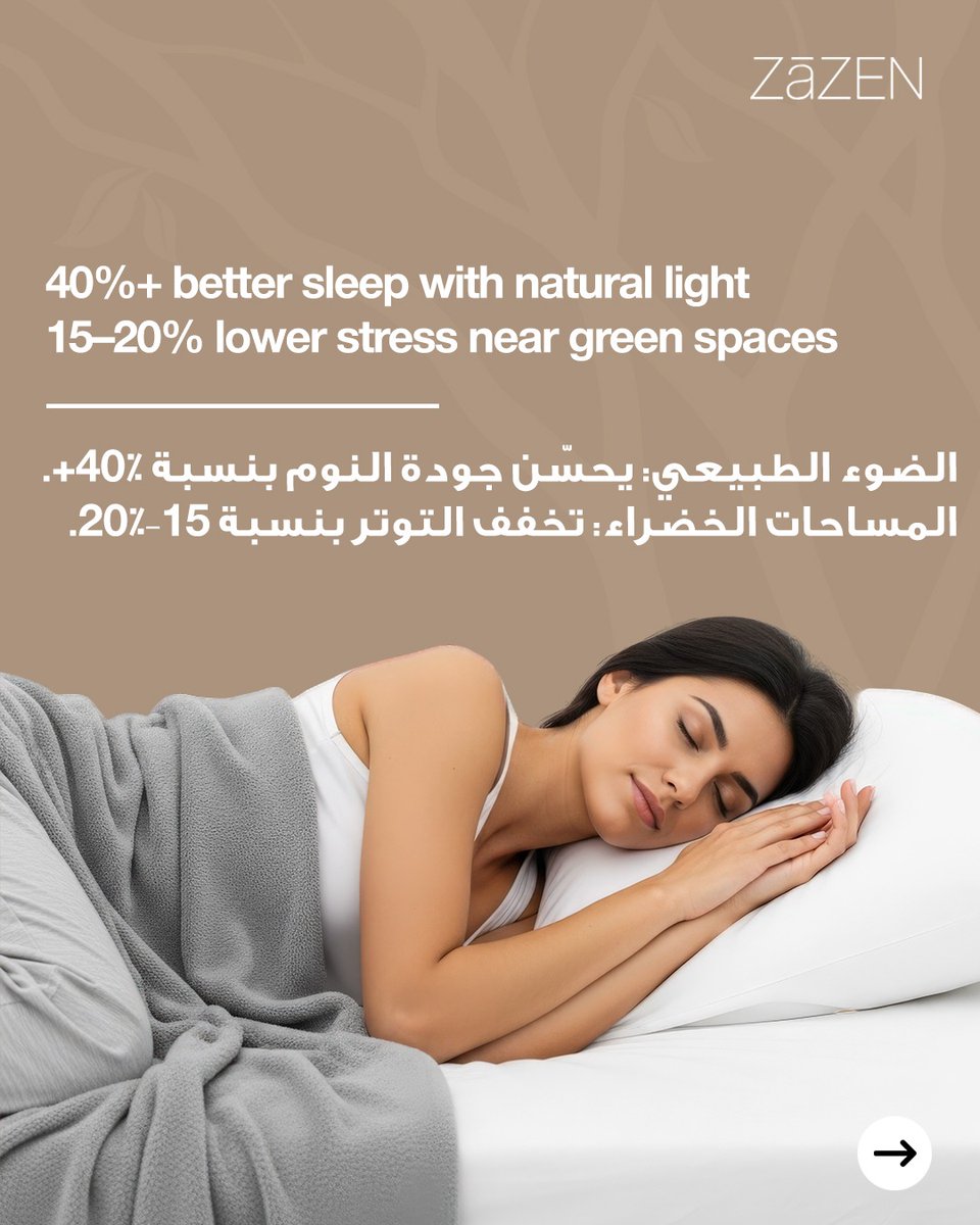 ZazenUAE's tweet image. Your space shapes you. Choose better.
#Wellbeing #DubaiLiving #Zazen

مساحتك تصنعك. اختر الأفضل.
#جودة_الحياة #دبي #Zazen