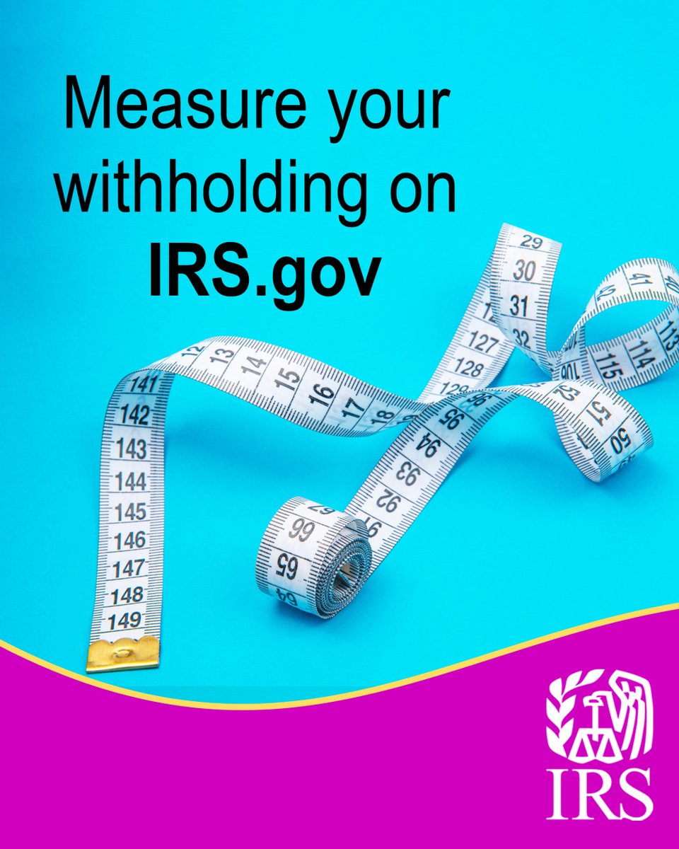 IRSnews's tweet photo. Now that you filed your tax return, what’s next? Consider stopping by the #IRS Tax Withholding Estimator to avoid any surprise tax bills next year. https://t.co/3fQSlsYHt3 https://t.co/tnq6bPIryG