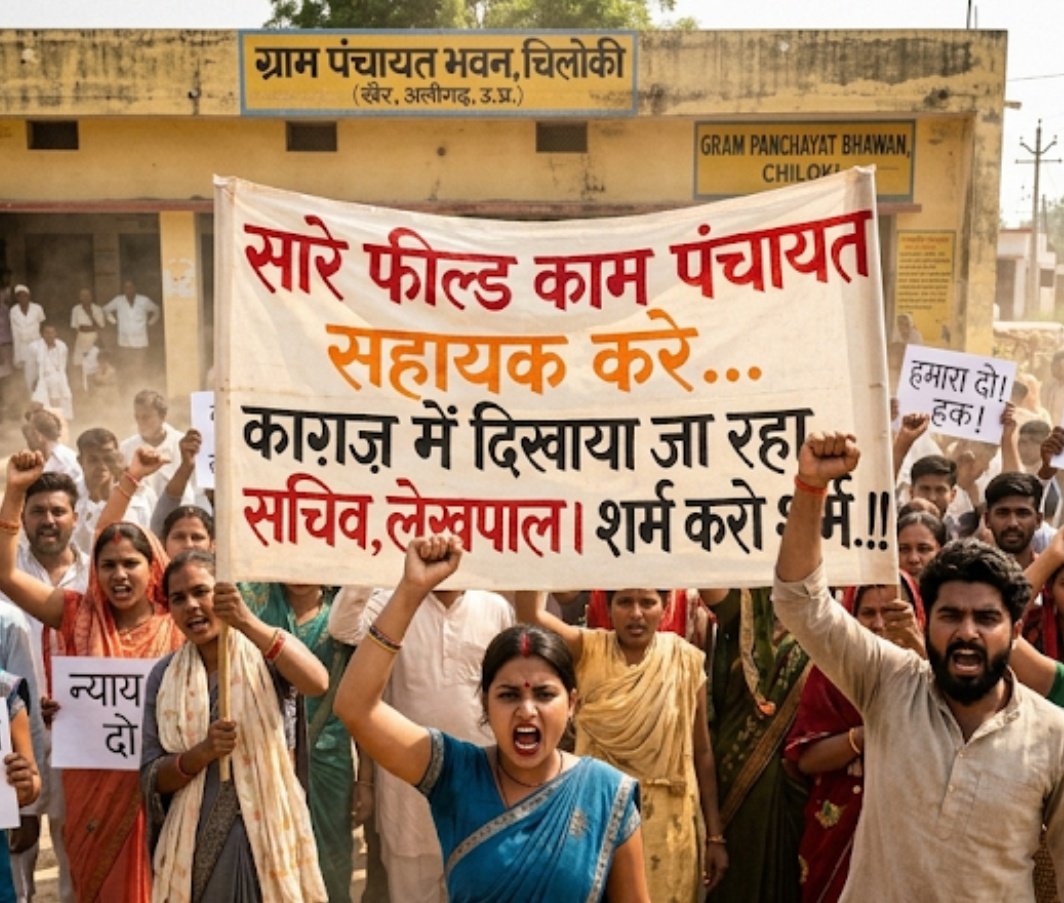 #पंचायती_राज_मंत्री_इस्तीफा_दो
#ओपी_राजभर_इस्तीफा_दो
#पंचायती_राज_विभाग_हाय_हाय

पंचायत राज विभाग एक ऐसा विभाग हैं जिसे अपने कर्मचारी की स्थिति से कोई मतलब नहीं
ऐसे विभाग के मंत्री भी उसी तरह ...!

फील्ड में दौड़े पंचायत सहायक 
कार्यालय खोले पंचायत सहायक 
सबके नियम फॉलो करे