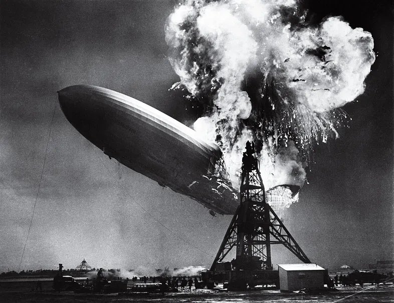 stjohnsphoto's tweet image. Sam Shere #photography 
The Hindenburg Disaster, 1937
