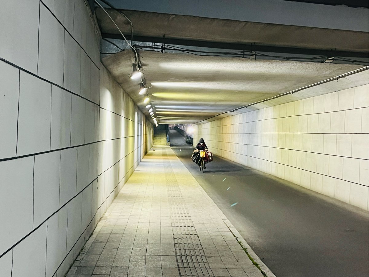 sihIcM2HAbyanoR's tweet image. "Dive into Chromatic Flow—a immersive light installation where color dances with your steps. Every move paints a new sky; find magic in the ordinary.  #ArtExperience #LightArt"