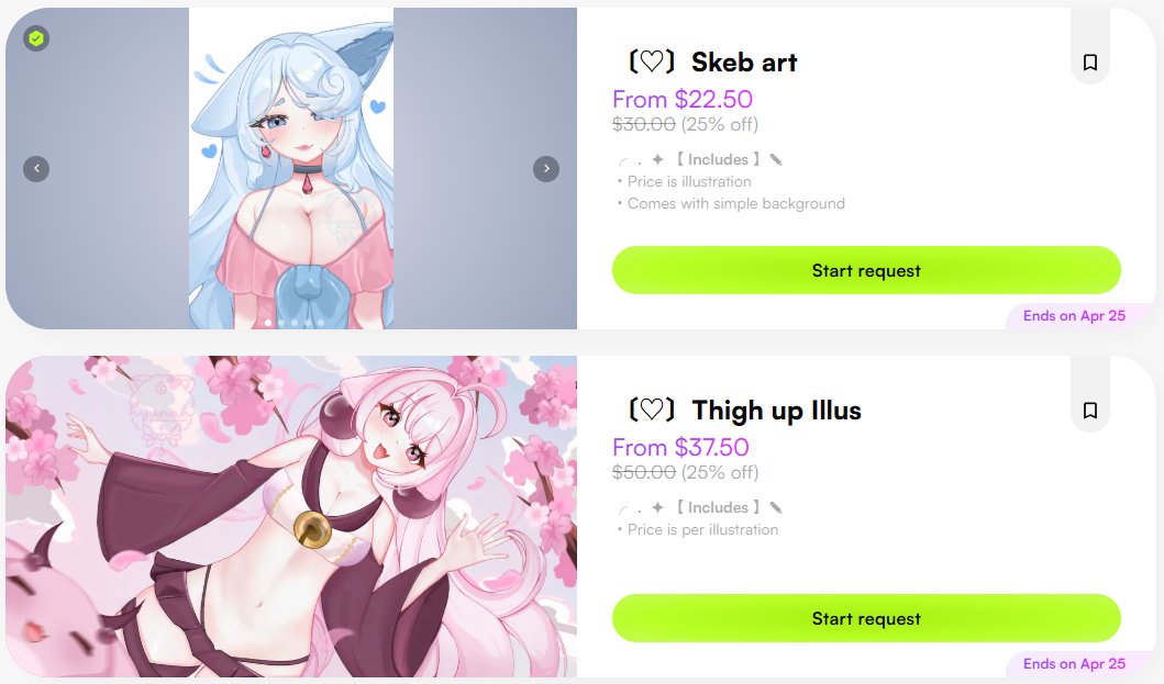 hyunahwan's tweet image. 🩷 : SALE! 25% OFF 
~ please dm me if you are interested or head over straight to my #vgen ! 🌸 

#sale #VGenComm #smallartist #artmoots