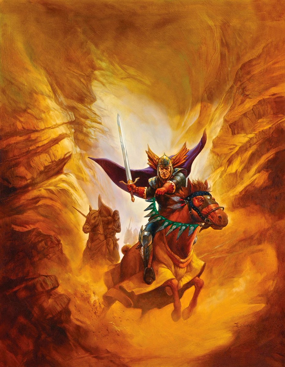 cimerians's tweet image. 1989 Advanced Dungeons &amp;amp; Dragons cover art by Jeff Easley 
#dnd #dndart