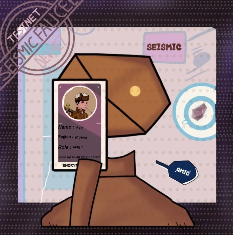 Cynthiawebs's tweet photo. GMIC guys 

Vol. 4 🪪
Another set of @SeismicSys Testnet ID Cards is out 

We’re sharing a few slots daily, and the support has been amazing 💜

If you’d like yours, kindly send your PFP via DM 📩
@NoxxW3 @xealistt @heathcliff_eth https://t.co/u94FnLgK3j