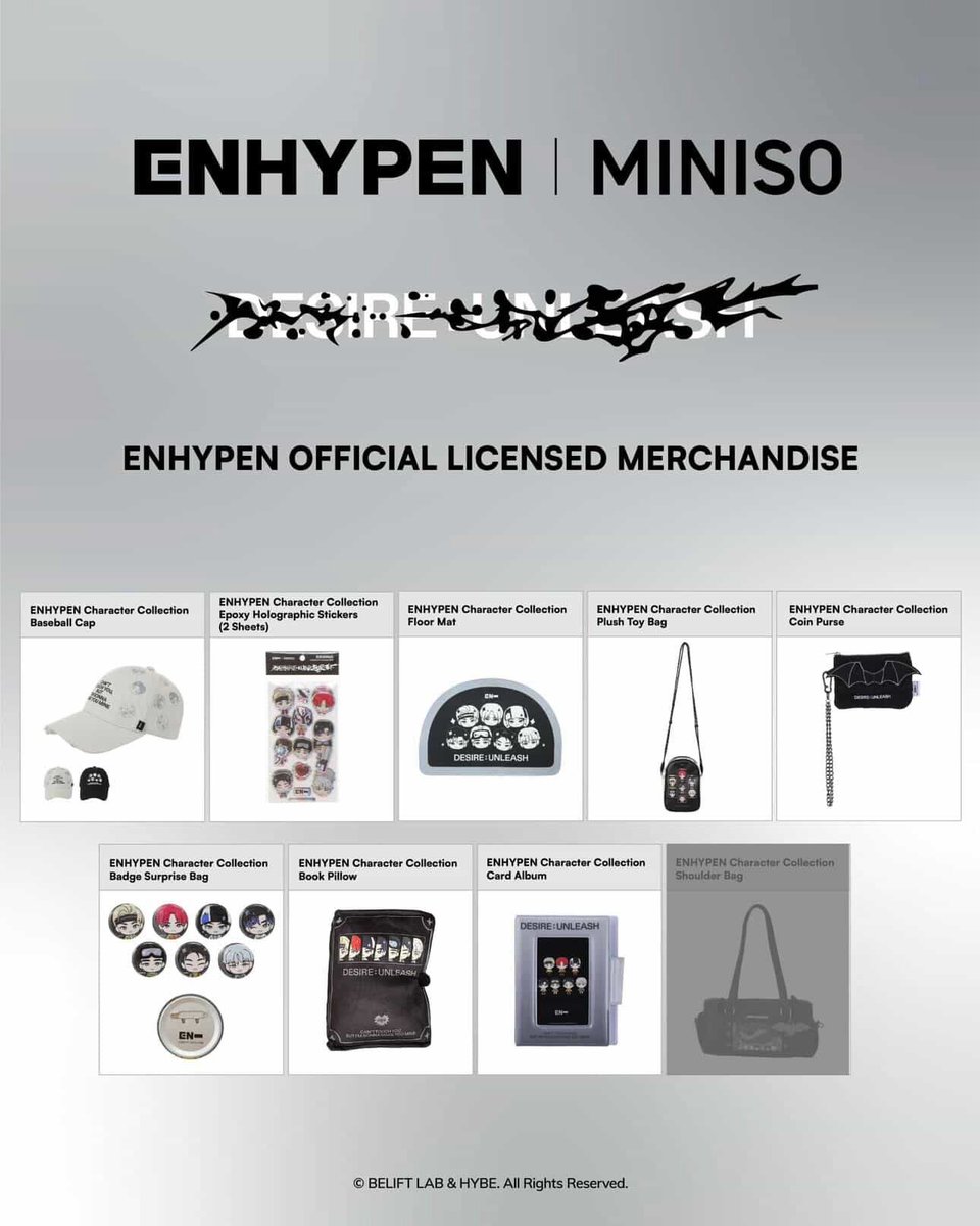 enhypen_phi's tweet photo. [📢] 041826 — ENHYPEN x MINISO UPDATE

As of today, these are the only merchandise items currently available at the MOA store ✨ 

(1/2)

#ENHYPEN #엔하이픈 @ENHYPEN @ENHYPEN_members #MinisoPh #LifeIsForFun #MinisoPhilippines https://t.co/NjwlLBjIjD