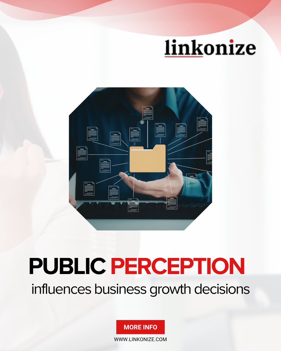 Linkonize's tweet image. Public perception influences business growth decisions. 
📍 Visit: linkonize.com

Follow us: Pinterest | Instagram | X | Facebook | LinkedIn

#PublicPerception #BrandGrowth #DigitalPR #BrandVisibility #Linkonize #ProfessionalLinks #OnlinePresence #StrategicCommunication