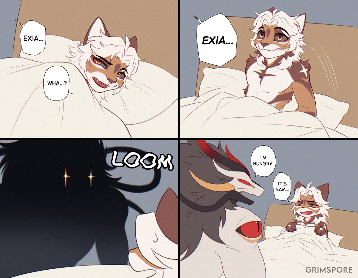 he couldn't ignore the hunger pangs...