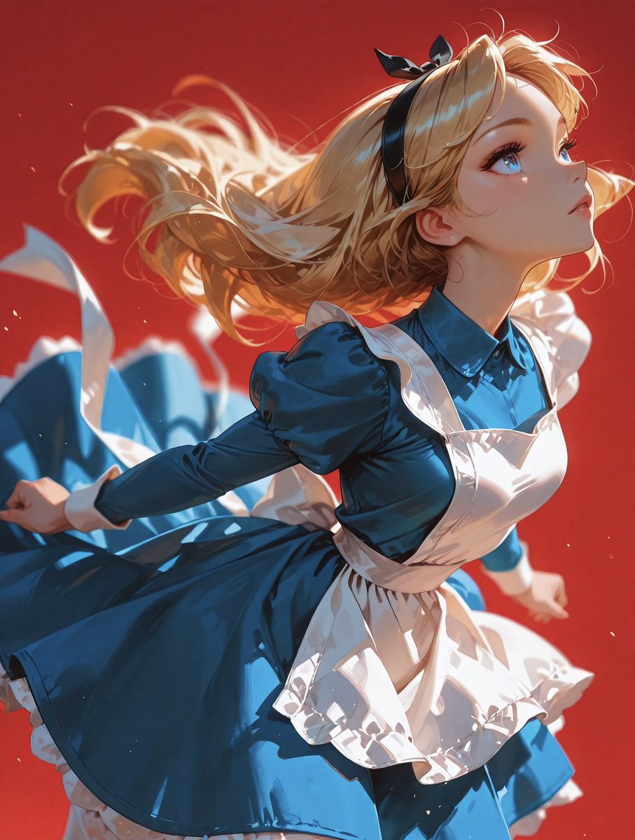 OverfiendAI's tweet image. 🐇⏰ #AliceInWonderland