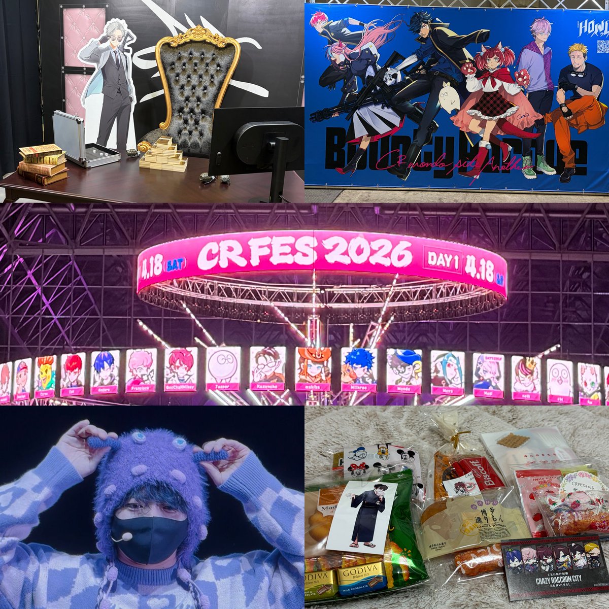 Rio_river111's tweet photo. 〜　CRFES2026　〜
正直ごっちゃんの整理券諦めてたけど、当日券取れてよかった🥰
ごっちゃんと運営さんに感謝🙏
かっこいい&amp;かわいい推しがみれて満足！！
#ごちゃマイ #CRFES #CRフェス https://t.co/4RbGyRvBDK