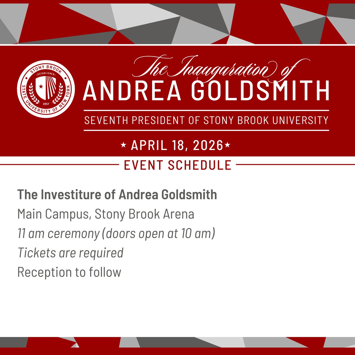 Stony Brook University tweet media