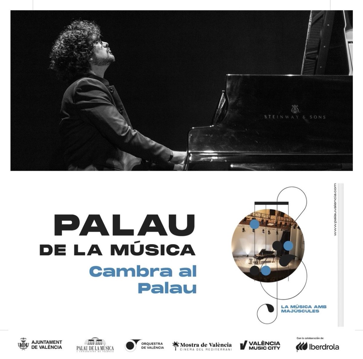 El próximo viernes tendré el inmenso placer de volver a la Sala Rodrigo del Palau de la Música de València.

Será una tarde muy especial, compartiendo música en mi tierra y rodeado de tantas personas queridas.

Últimas entradas 👉 tickets.palauvalencia.com/espectaculo/78…