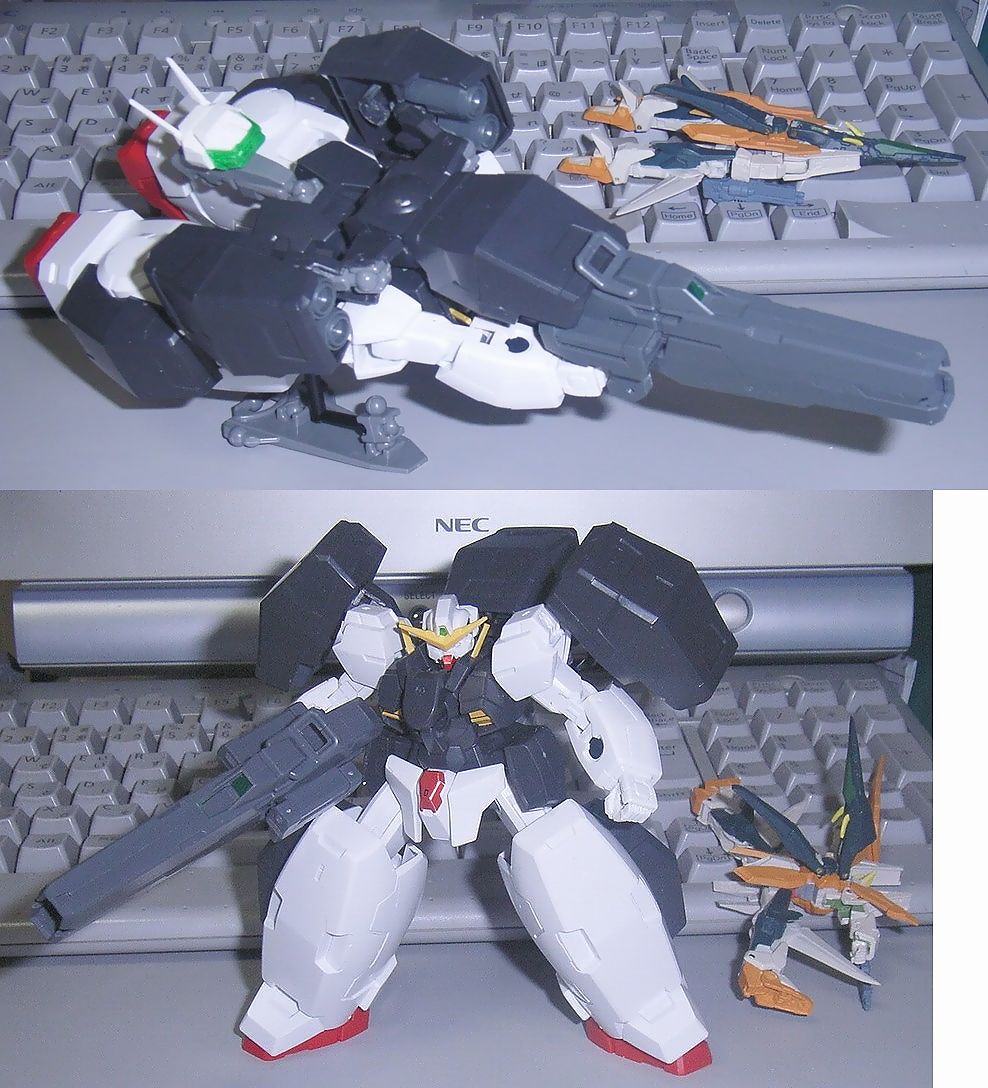 これはヴァルストーク的なものが欲しくて
あれこれミキシングして可変ギミック追加した簡易キット版のヴァーチェ

#スパロボW
