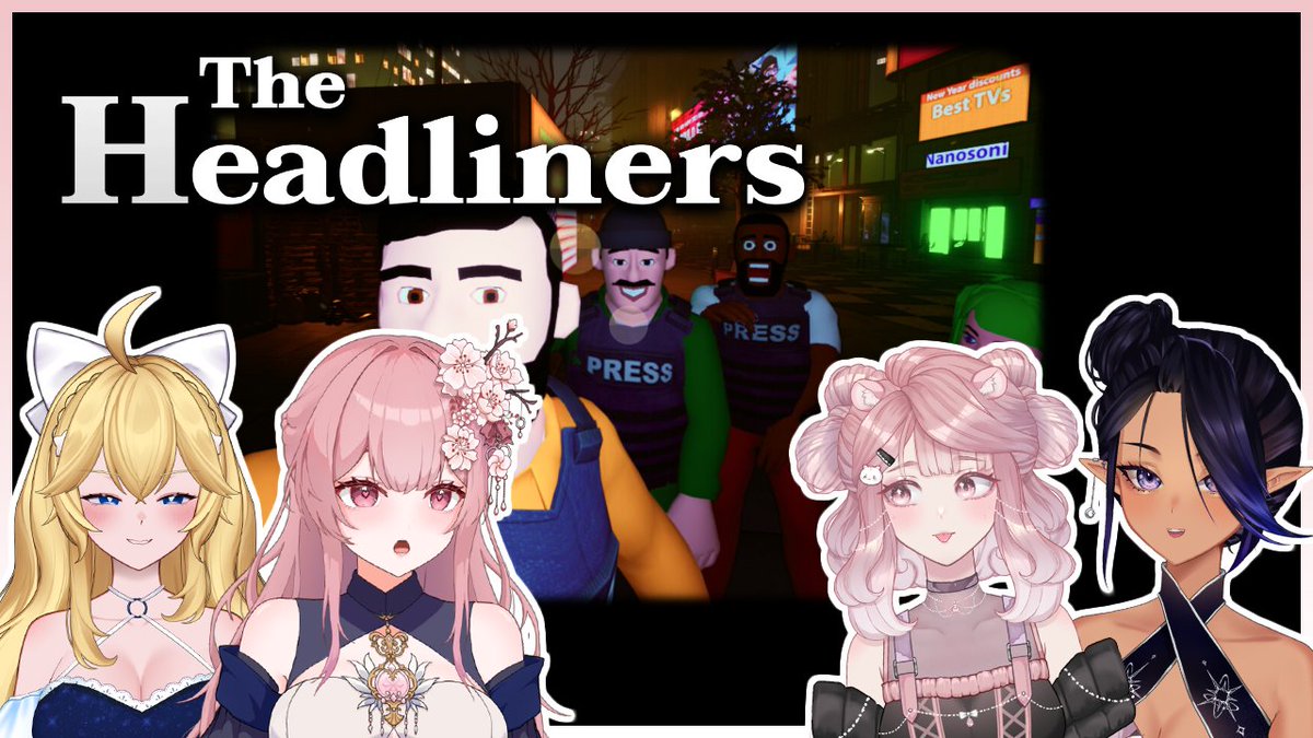 SereinVenetia's tweet image. The Headliners: Kerja Jadi Wartawan Demi Sesuap Nasi
w/ @miunyuuu_ @Shazeilya_ @hunnipoffie

🔴 LIVE JAM 20.00 WIB!!🔗 youtube.com/live/7Kht10Y0_…
#VTuber #Livestream #sereinlive #TheHeadliners