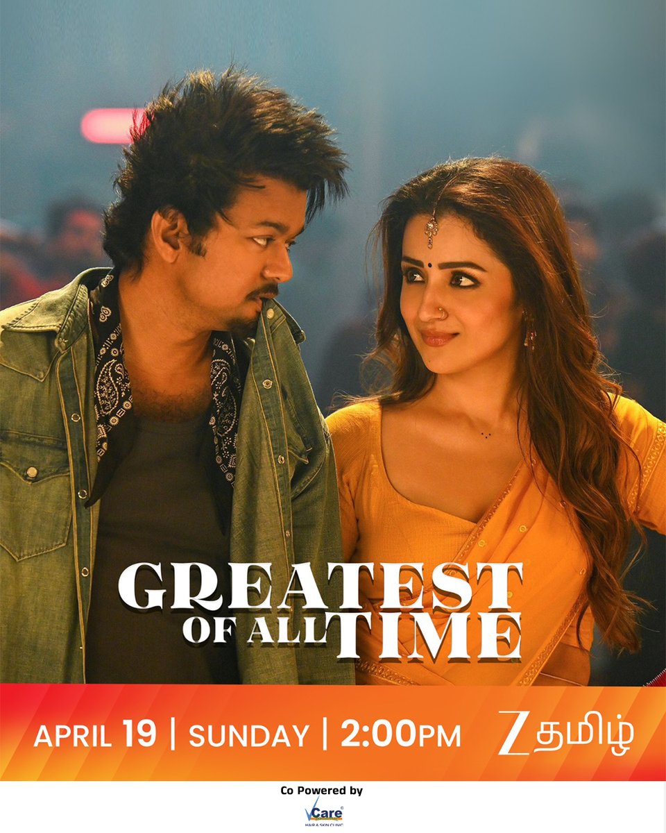 ZeeTamil's tweet image. OG's Back🕺🏻💃🏻 The G.O.A.T (TheGreatestOfAllTime) | Sunday Special | 19th April | Sunday 2.00PM | Promo | ZeeTamil  #TheGOAT #TheGreatestOfAllTime #Vijay #Sneha #MeenakshiChaudary #Prasanth #Prabhudeva #ZeeTamil